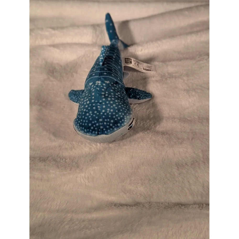 Bandai Finding Dory Destiny Whale Shark Plush Toy Kids Blue Excellent Disney